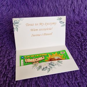 Kieszonka na zdrapki Biała Róża