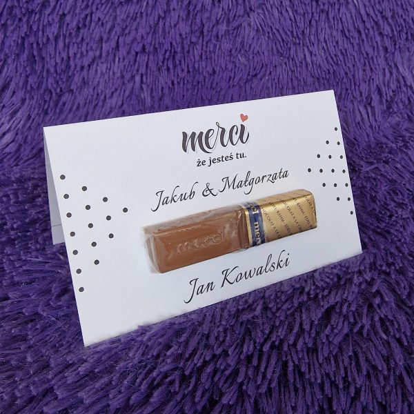 Winietka Merci Czarne Kropki