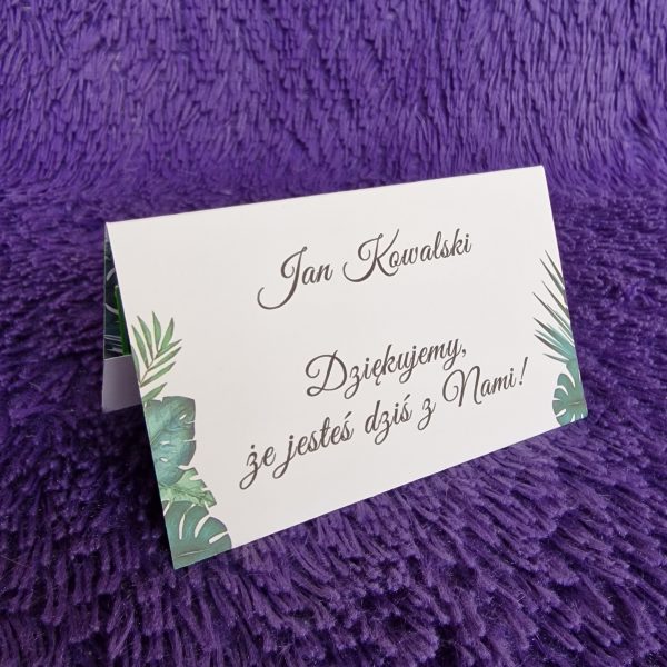 Kieszonka na zdrapki Monstera