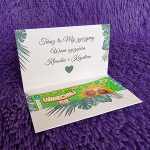 Kieszonka na zdrapki Monstera