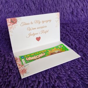 Kieszonka na zdrapkę Róża