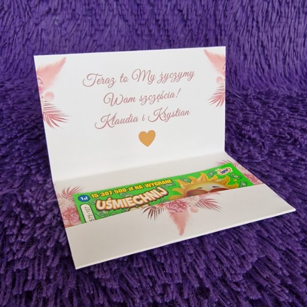 Kieszonka na zdrapkę Róża