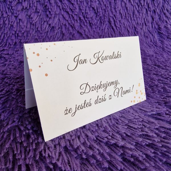 Kieszonka na zdrapkę Złote Kropki